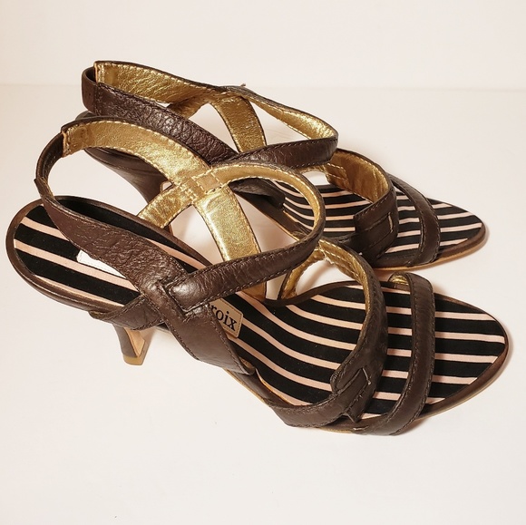 Christian Lacroix Shoes Christian Lacroix Slingback Leather Sandals